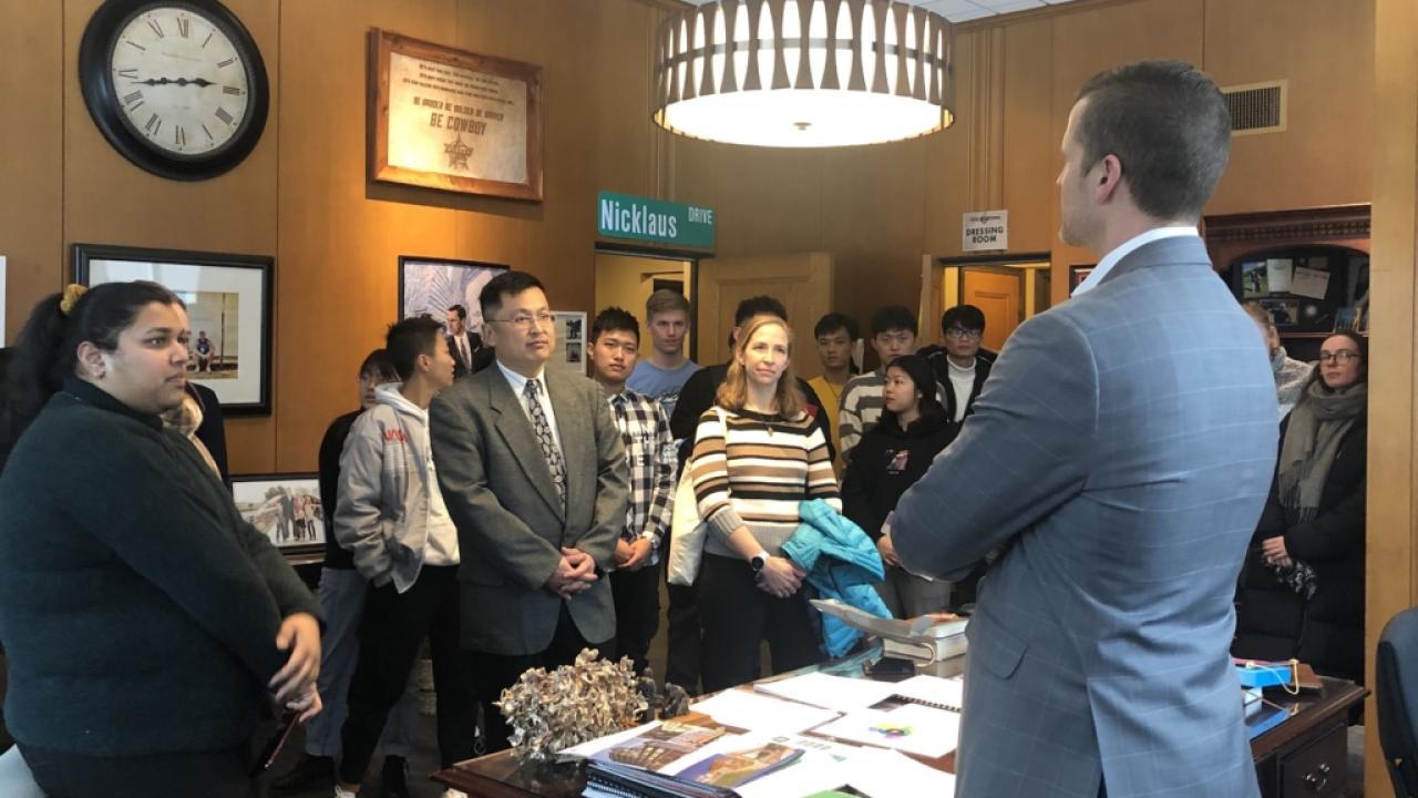 International Students Visiting With SF Mayor 2020