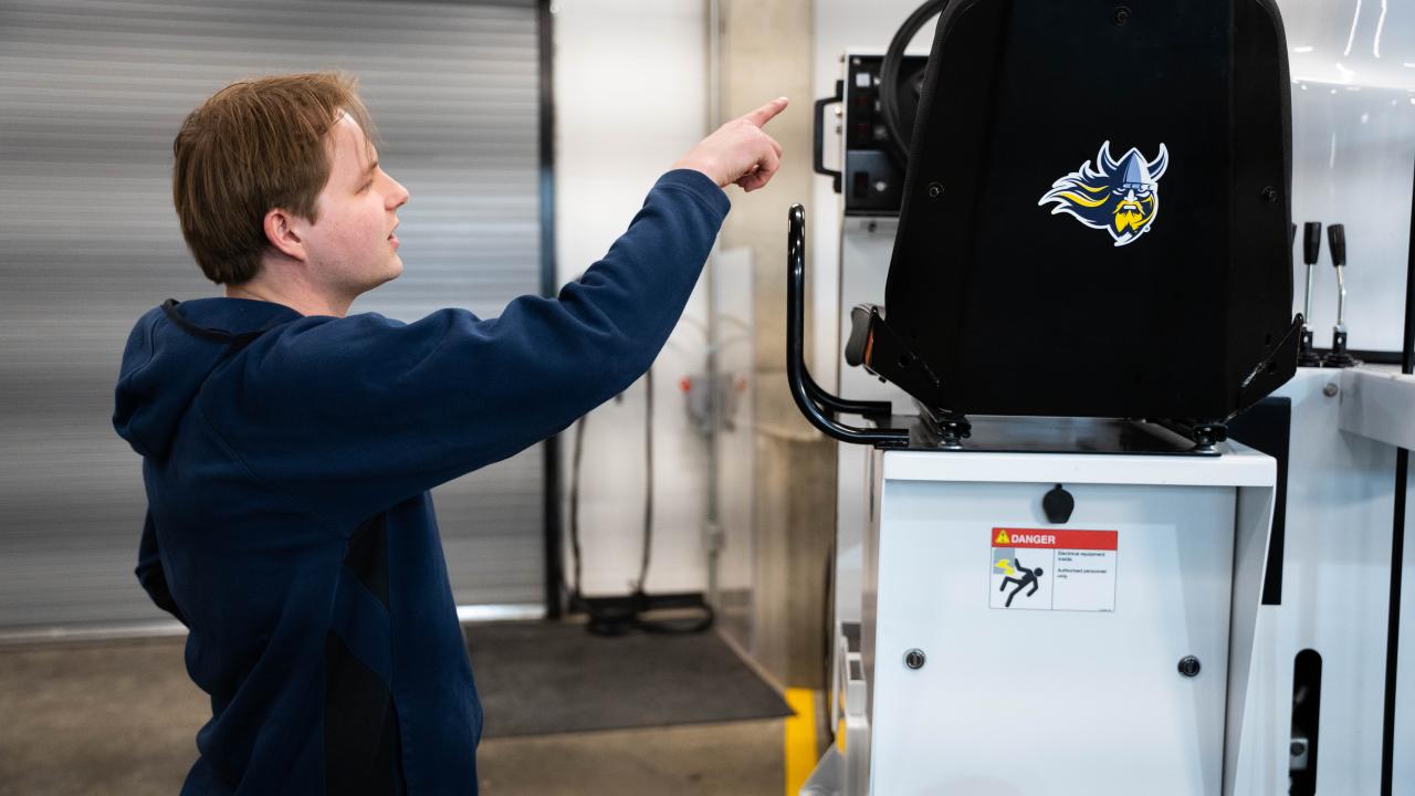 Ice Technician Erik Costrup