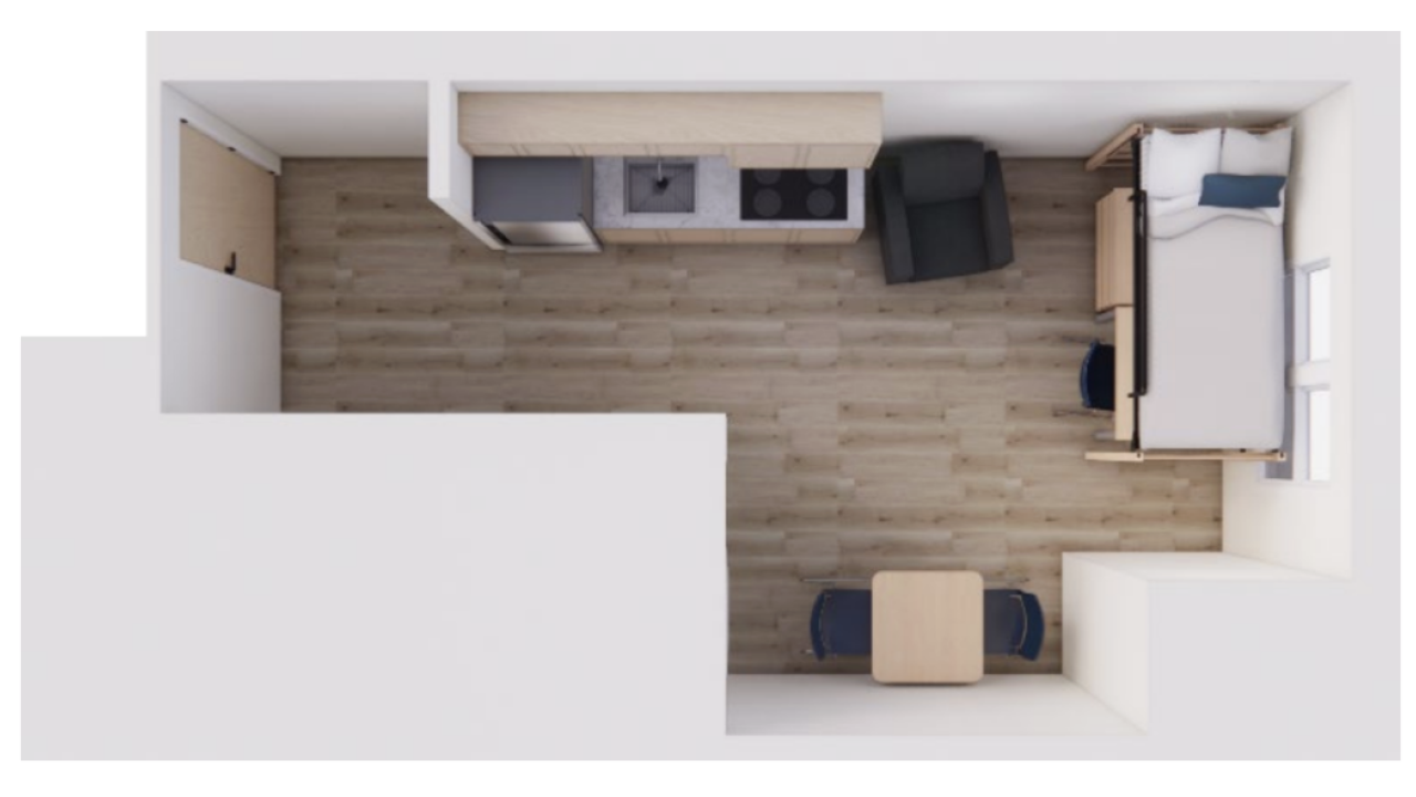 Foundation Heights Studio Layout