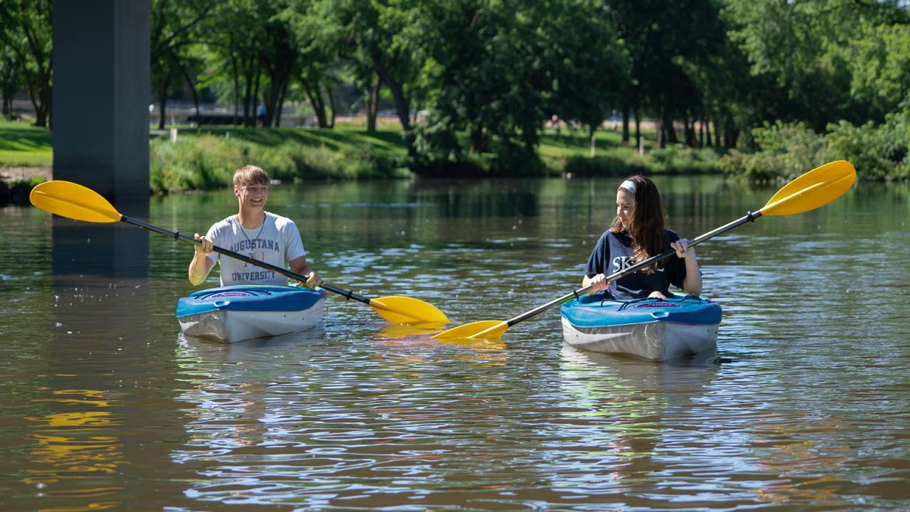 Kayaking Sioux Falls