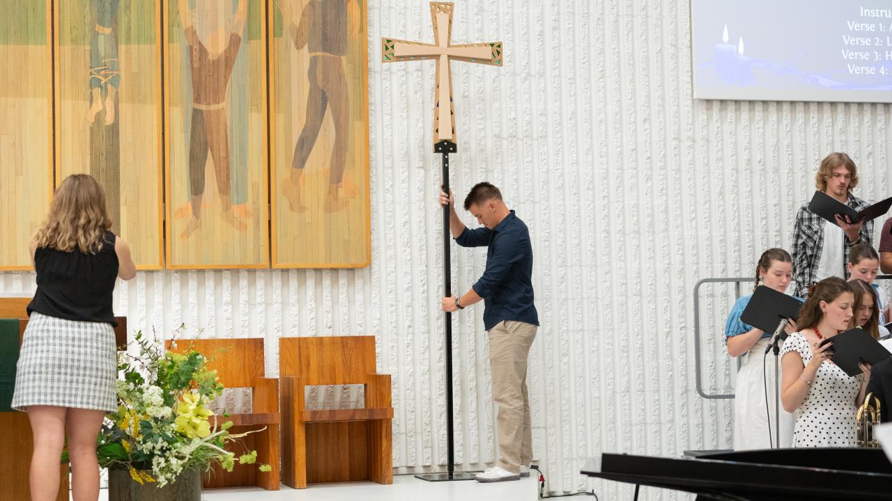 Chapel Cross Created by Jake Pecina '26