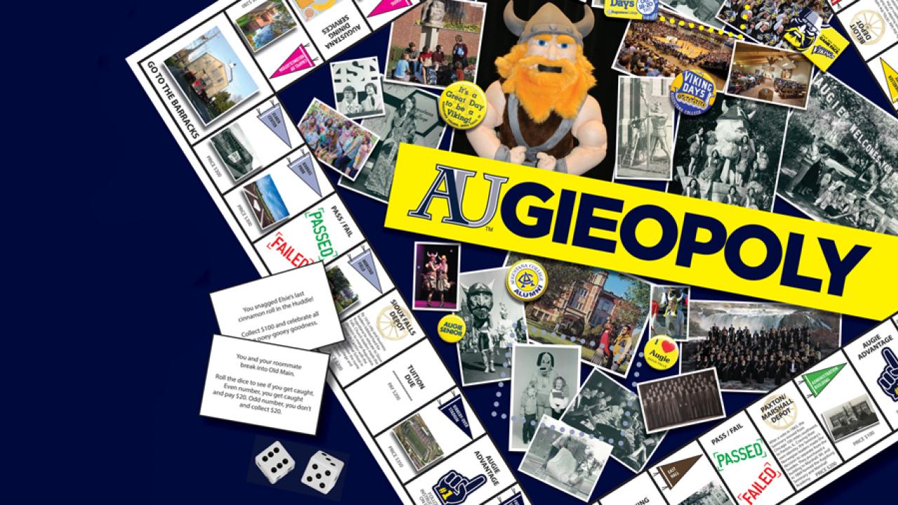 Augieopoly board game