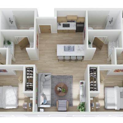 Four-Bedroom Suite