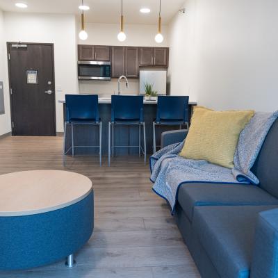 Foundation Heights Apartment — Kitchen/Living Area