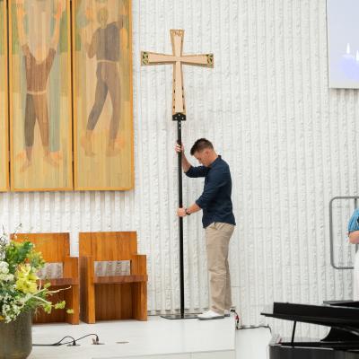 Chapel Cross Created by Jake Pecina '26