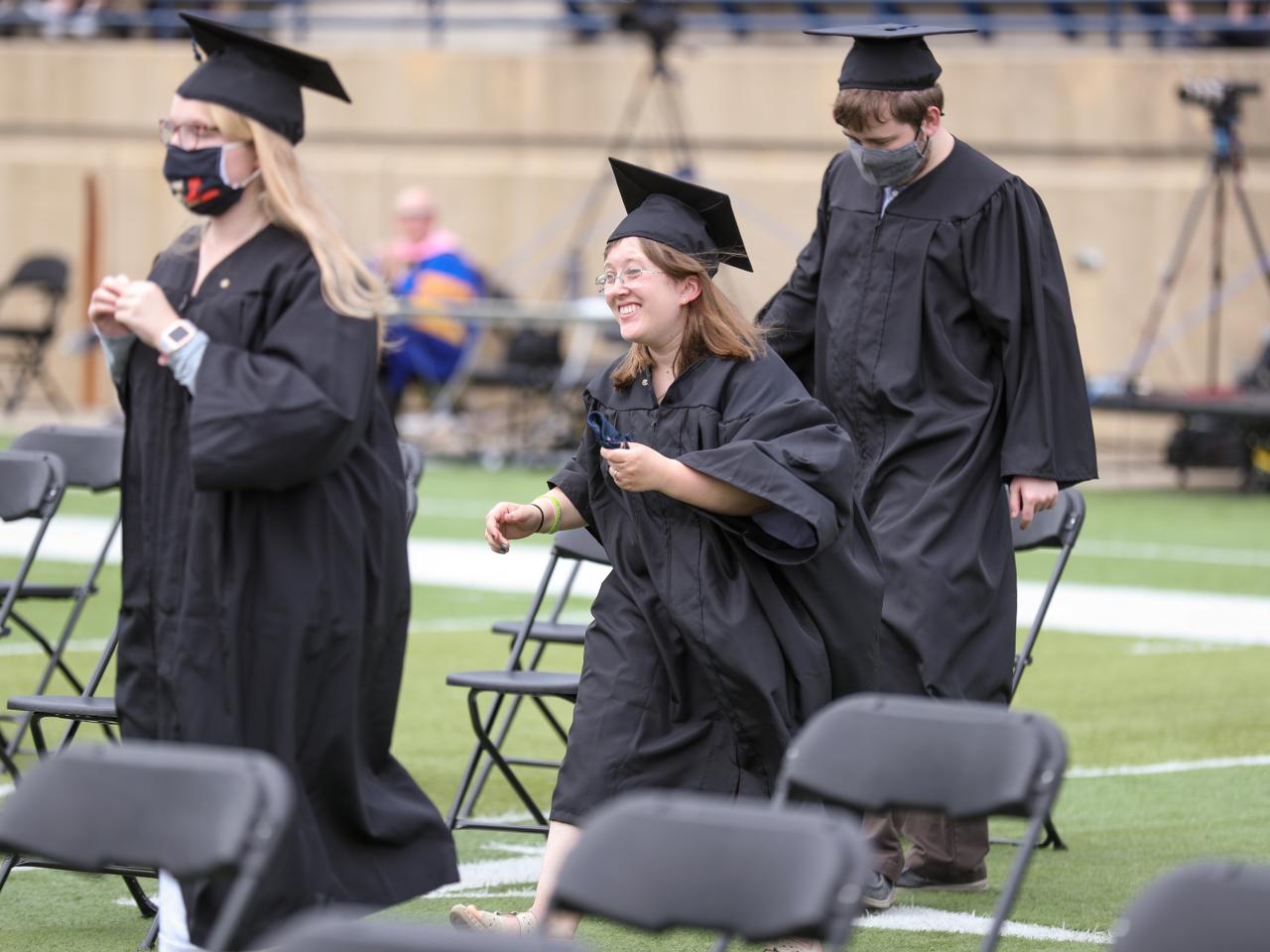 Augie Access students at graduation