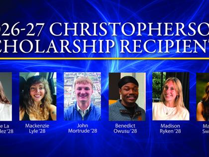 2026-27 Christopherson Scholars