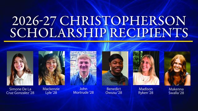 2026-27 Christopherson Scholars