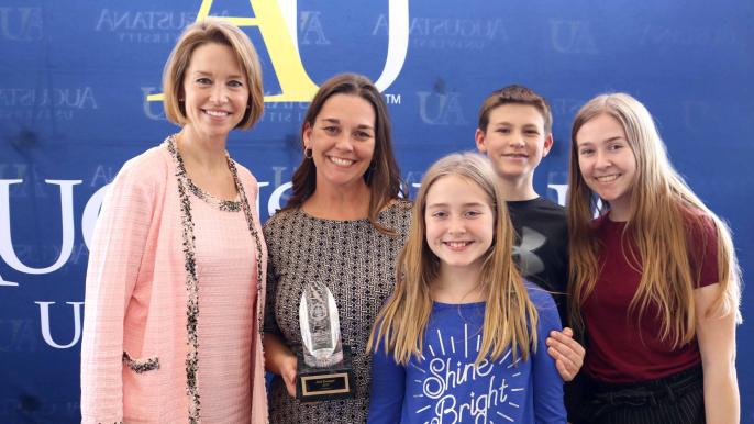 President Stephanie Herseth Sandlin and Augie Pride Winner Joni Krueger