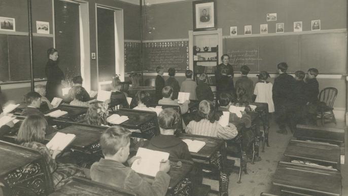 First Model School in Old Main
