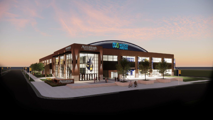 Midco Arena West Elevation