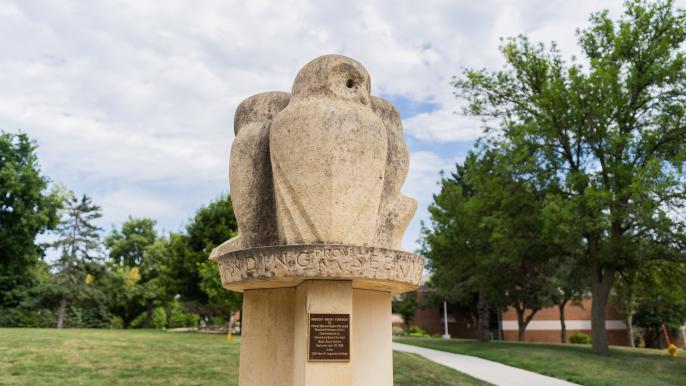 Wisdom Owls Sculpture Spring
