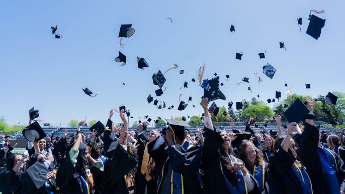 Throwing of Caps 2024 Undergraduate Commencement