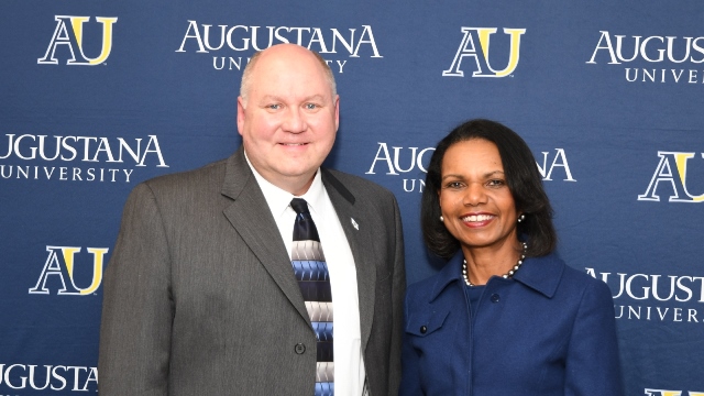 Rick Tupper with Condoleeza Rice