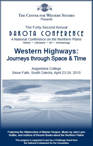 Cover of 2010 Dakota Conference Program