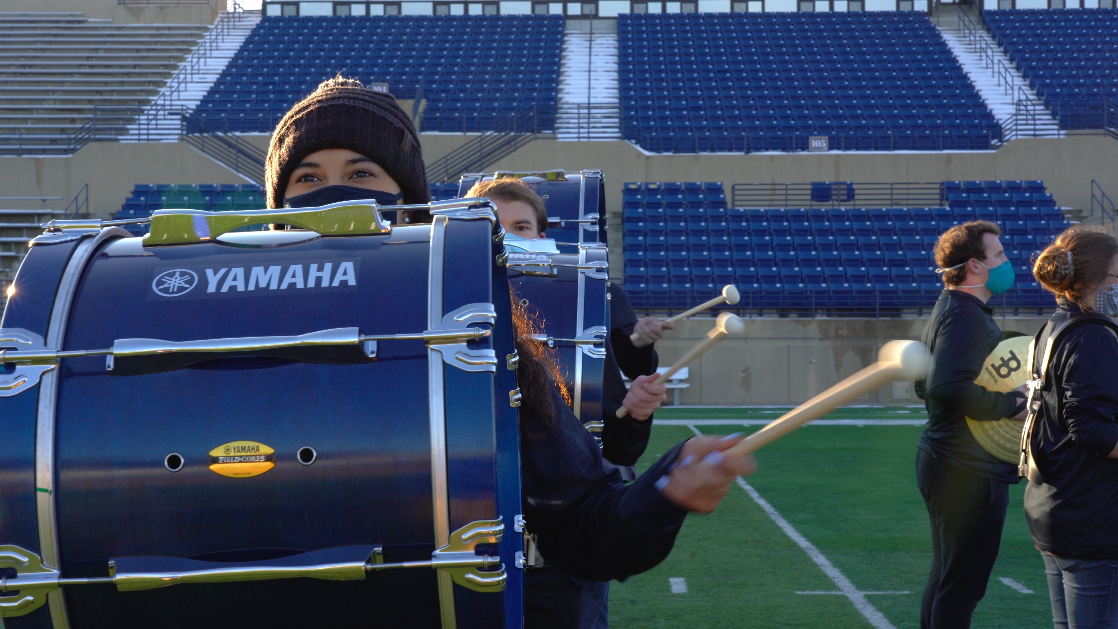 School of Music Begins Revival of Augustana Marching Band With Drumline