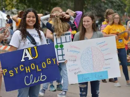 AU Psychology Club in Parade